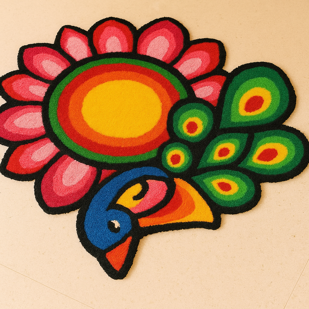 Diwali Home Decor Special Rangoli Placemat