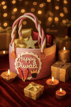 Festive Diwali Special Gifting/Decorative Jute Bag