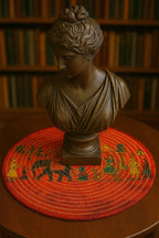 Jungle Designed Jute Table Mats - Pair of 2