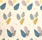 Aesthetic Feather King-Sized Elastic Fitted Bedsheet