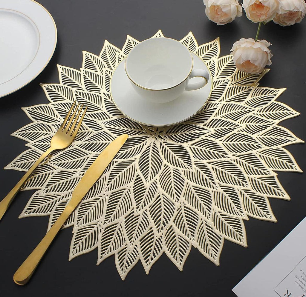 Luxurious Floral Table Mats 6Pcs. Combo
