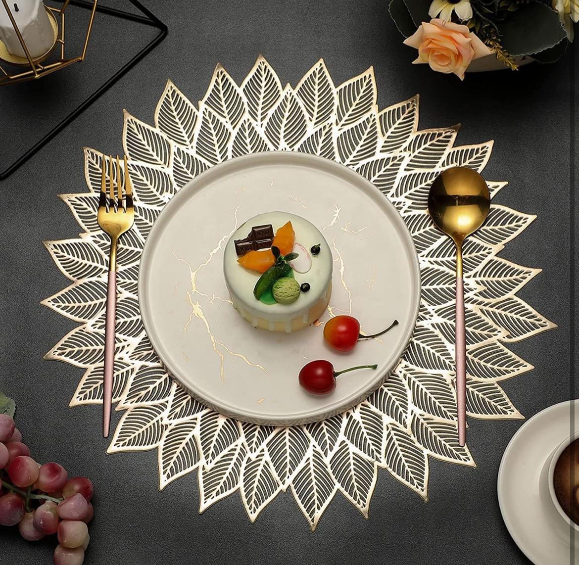Luxurious Floral Table Mats 6Pcs. Combo