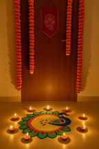 Diwali Home Decor Special Rangoli Placemat