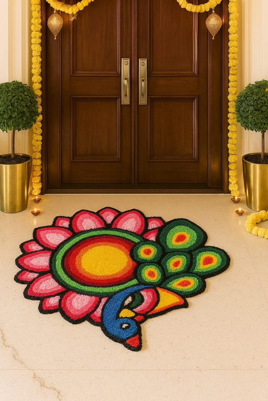 Diwali Home Decor Special Rangoli Placemat