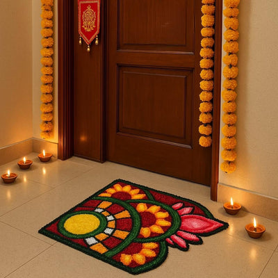 Diwali Home Decor Special Floral Rangoli Placemats