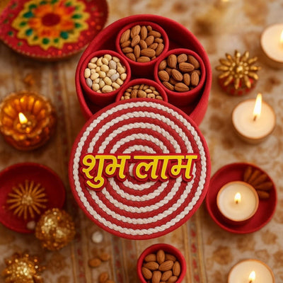 Diwali Special Round Dry Fruit Tray